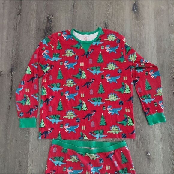 Wondershop Dinosaur Christmas Pajama Set Mens Large - Picture 3 of 8